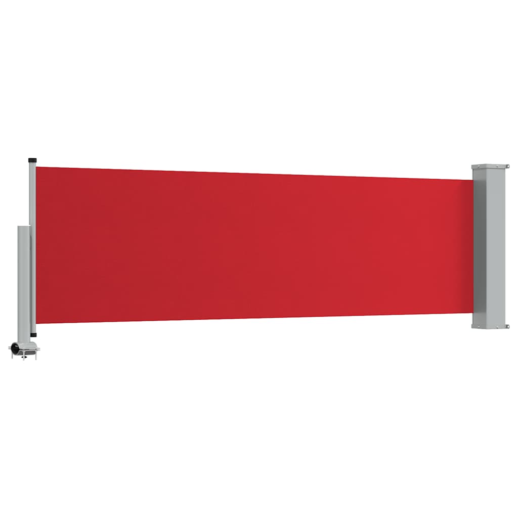 Tenda Laterale Retrattile Per Patio 80x300 Cm Rosso - Image 5