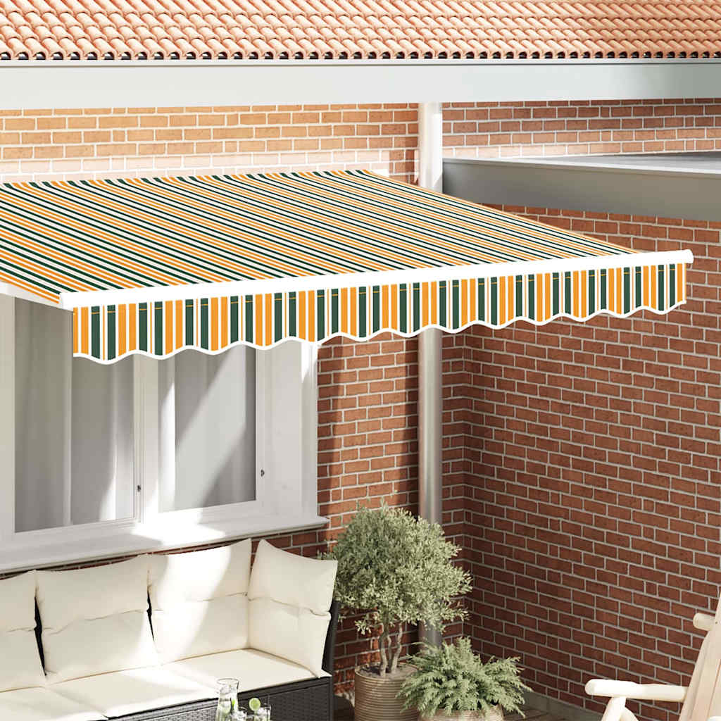 Tenda A Braccio Verde E Giallo 230 X 20 Cm Tela