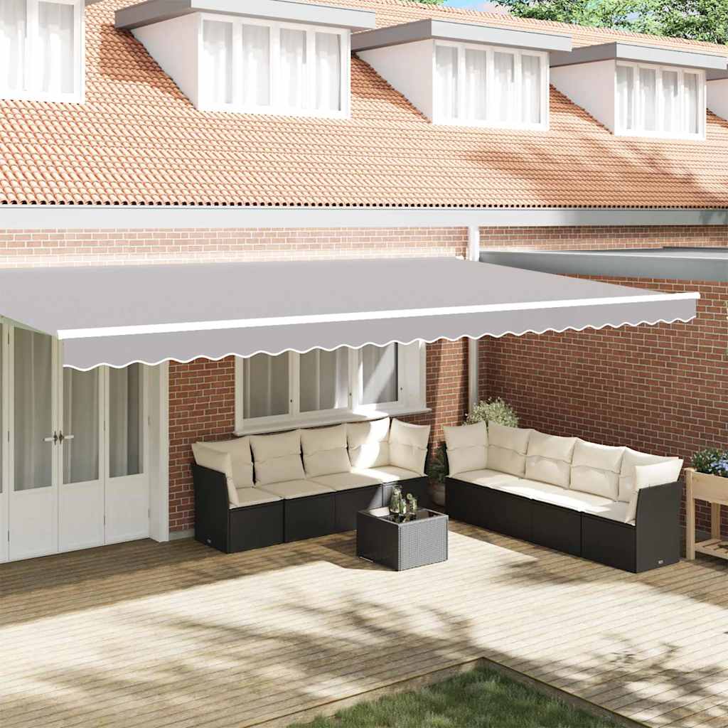 Tenda A Braccio Grigio Chiaro 580 X 20 Cm Tela