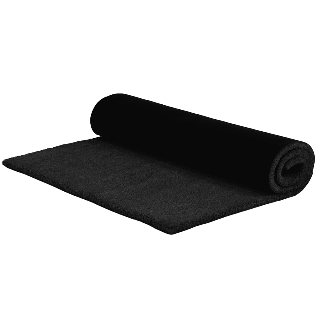 Zerbino Nero 80x100 Cm Fibra Di Cocco