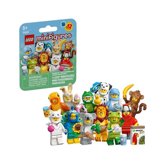Lego Minifigures 71051 Animali Serie 28 - Scatola Misteriosa 5° Anniversario