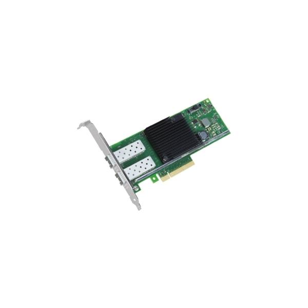 Intel X710-Da2, Eingebaut, Kabelgebunden, Pci Express, Faser, 40000 Mbit/s, Grün, Silber