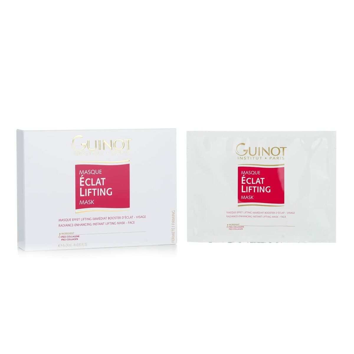 Maschera Viso Guinot Eclat Lifting 4 Unità