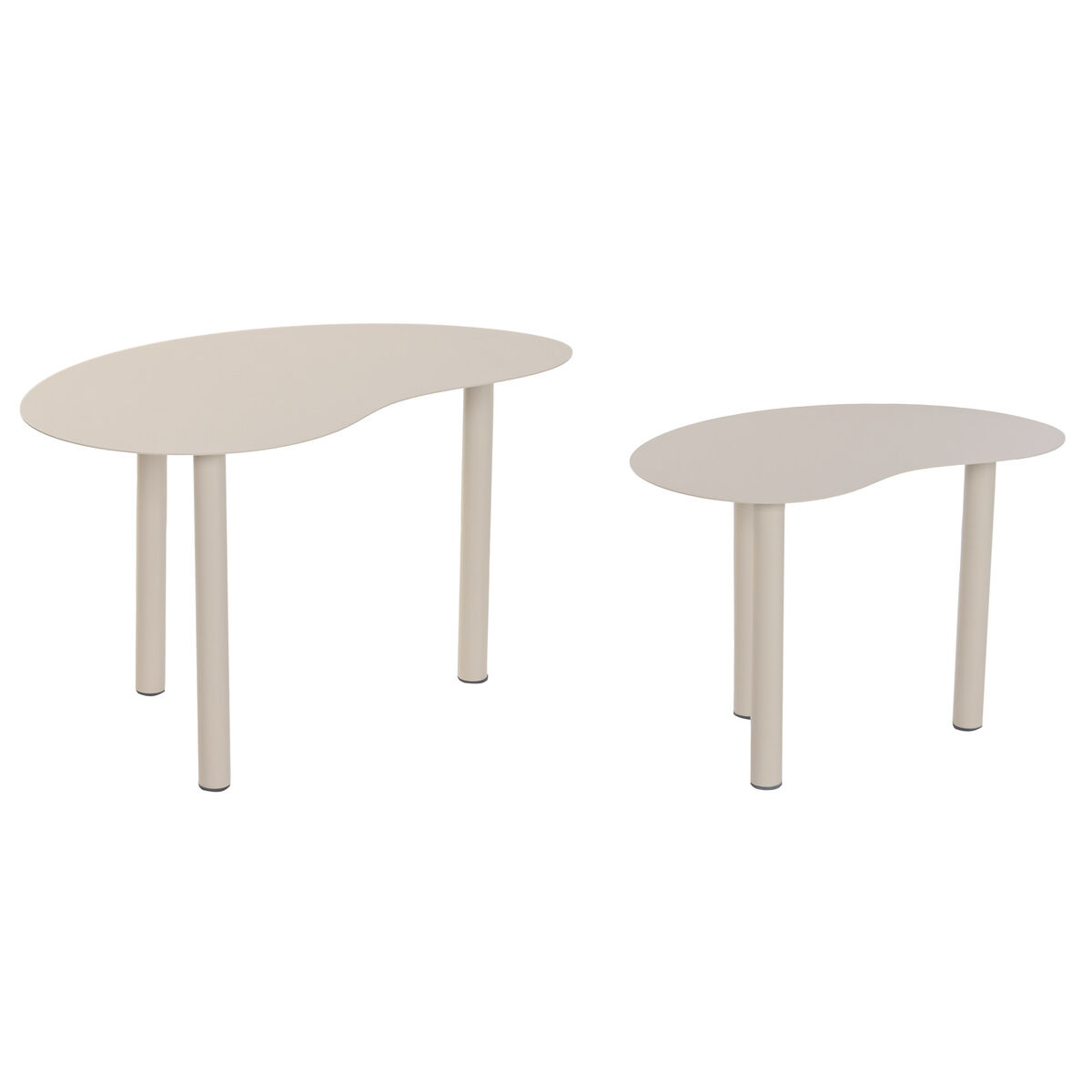 Tavolino Da Caffè Home Esprit Crema 76 X 42 X 46 Cm (2)