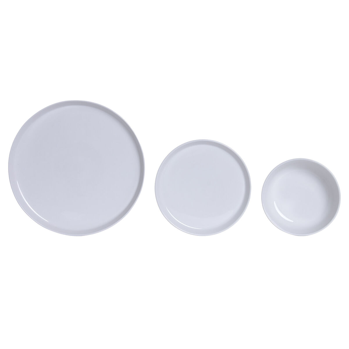 Set Di Stoviglie Home Esprit Bianco Porcellana Moderno 18 Pezzi