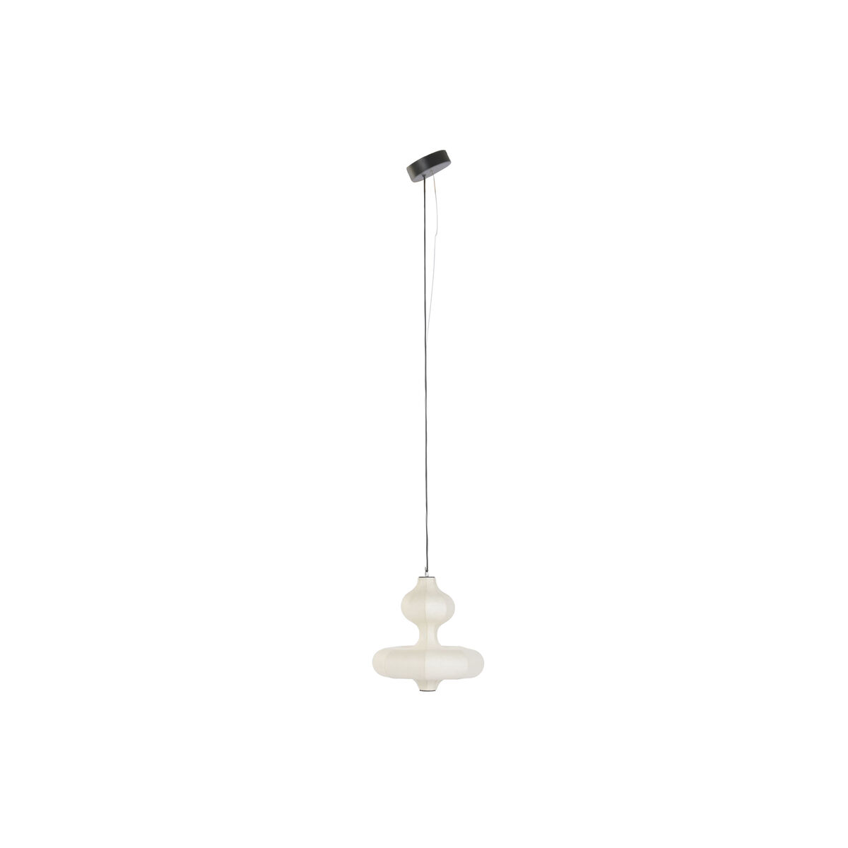 Lampadario Home Esprit Bianco Carta Acciaio 40 X 40 X 40,6 cm