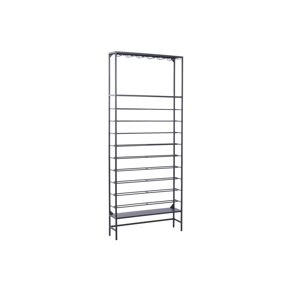 Portabottiglie Home Esprit Nero 75 X 16 X 180 cm