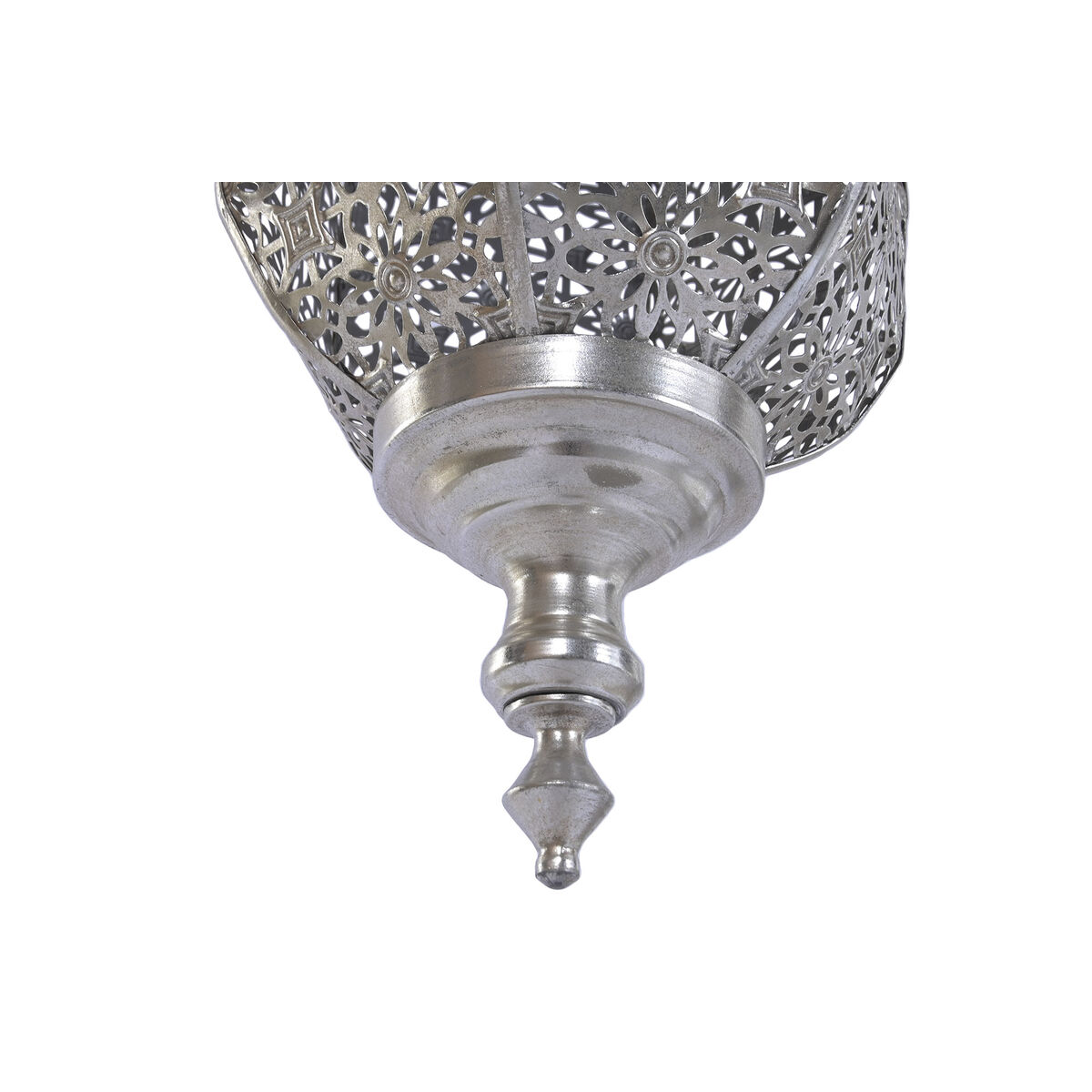 Lampadario Home Esprit Argentato Metallo 50 W 28 X 28 X 140 cm - Image 3