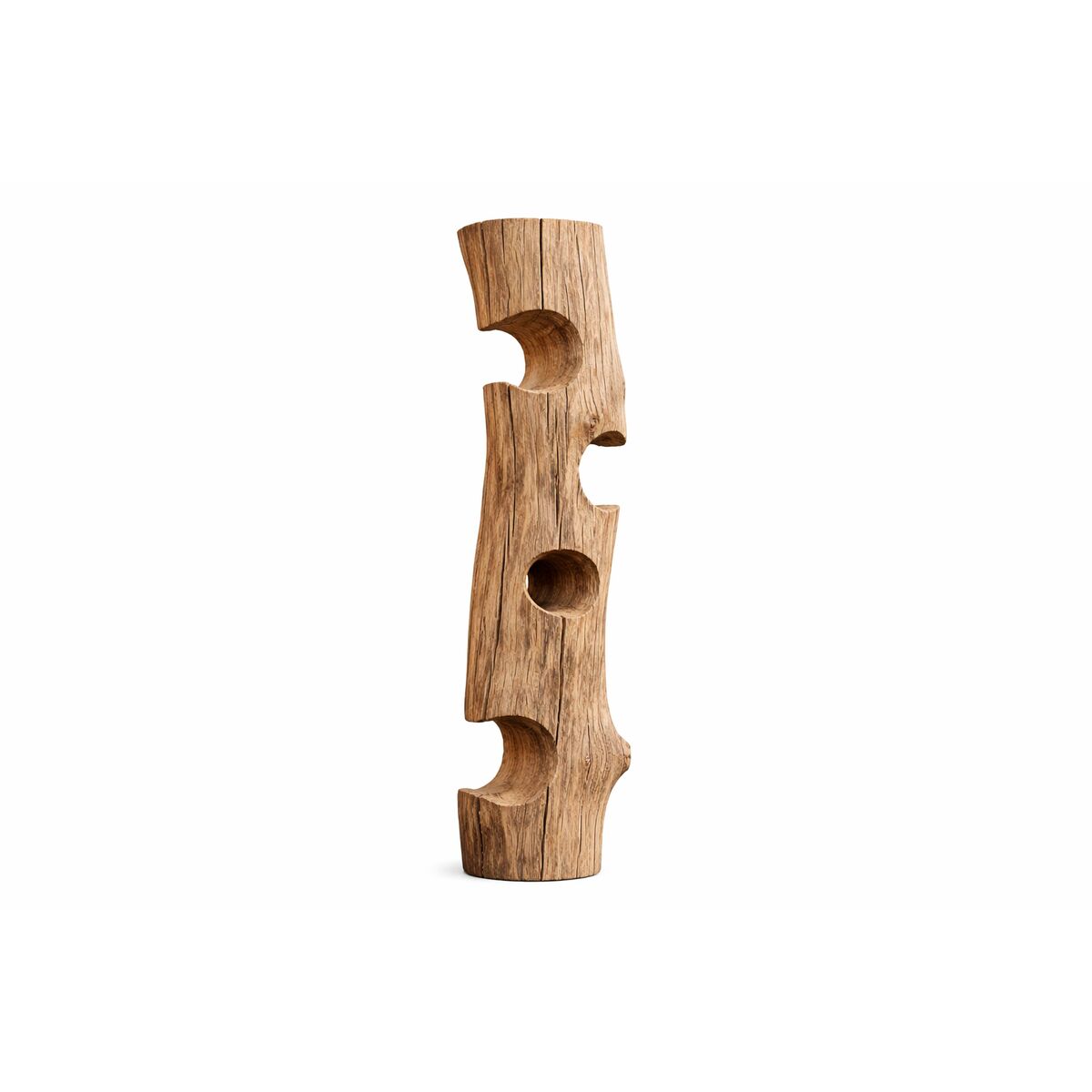 Portabottiglie Home Esprit Marrone 16,5 X 16,5 X 74 cm
