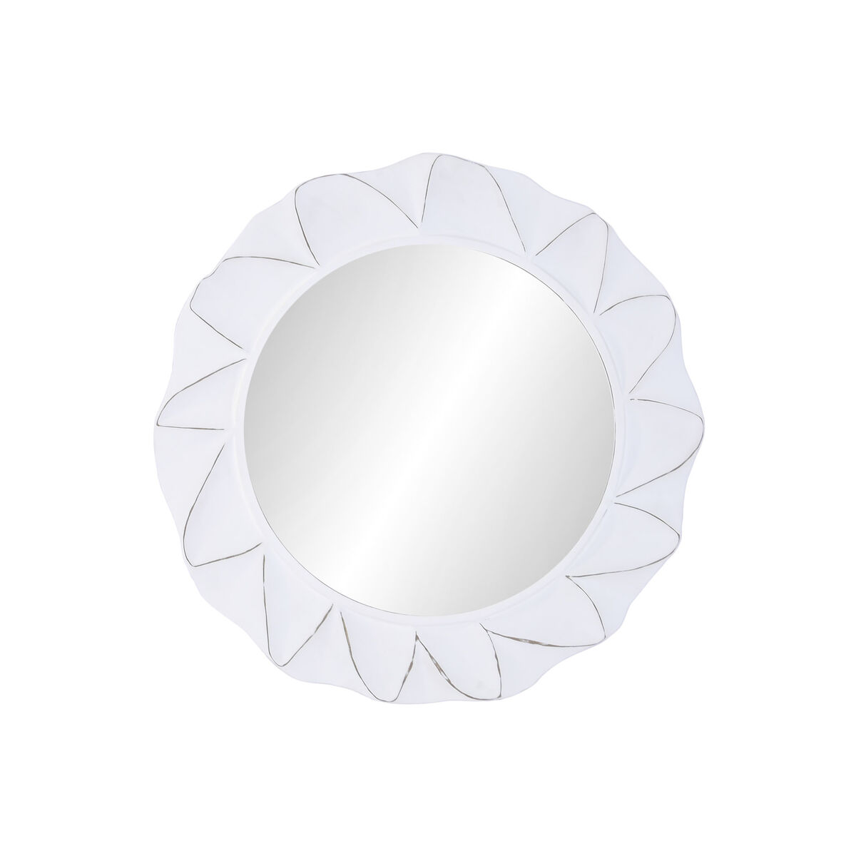 Specchio Da Parete Home Esprit Bianco Scandi 81 X 3 X 78 cm