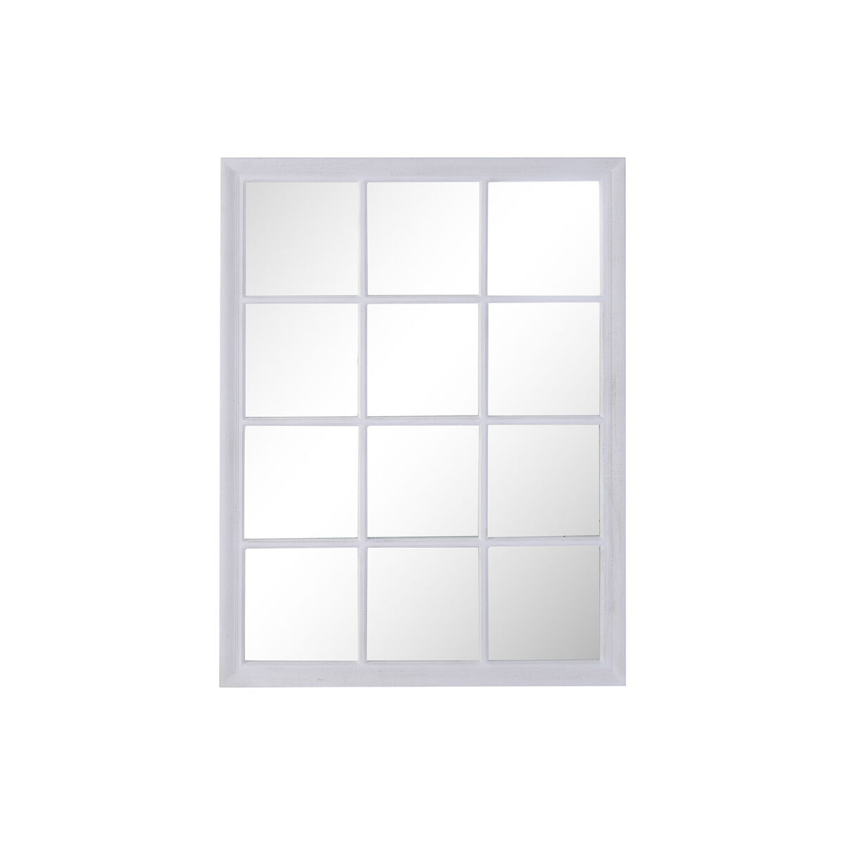Specchio Da Parete Home Esprit Bianco Finestra 90 X 3,5 X 120 cm