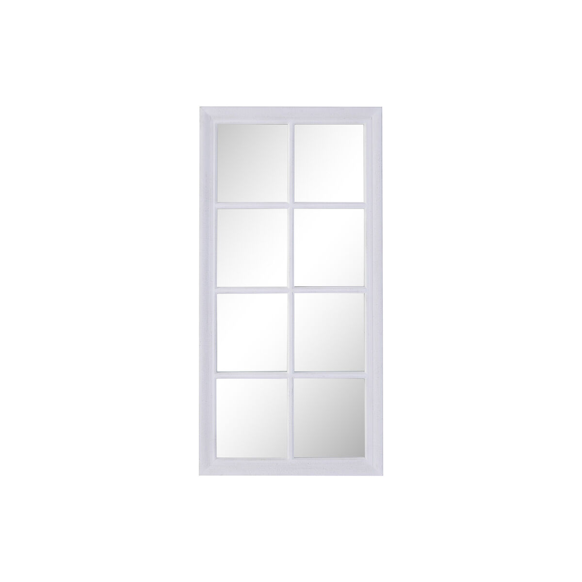 Specchio Da Parete Home Esprit Bianco Finestra 57,5 X 3,5 X 118 cm