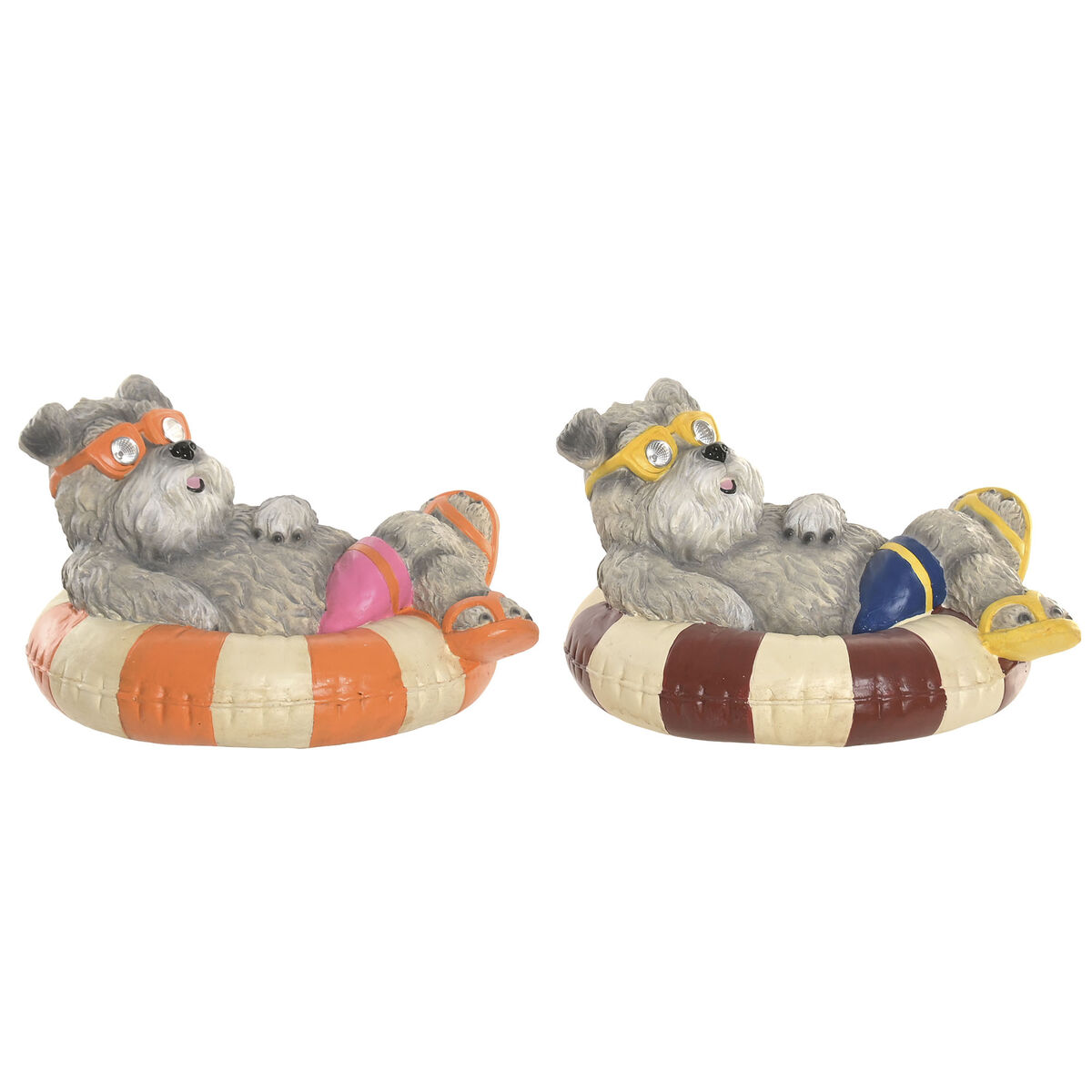 Lampada Touch Ricaricabile In Silicone Home Esprit Multicolore Magnesio 41 X 39,5 X 26 cm