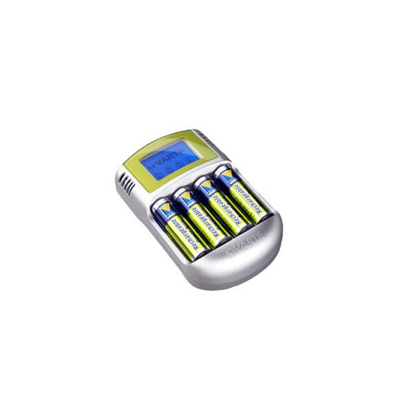 Varta Lcd Charger - Caricabatterie Da 2-4 Ore - (per 4xaa/aaa)
