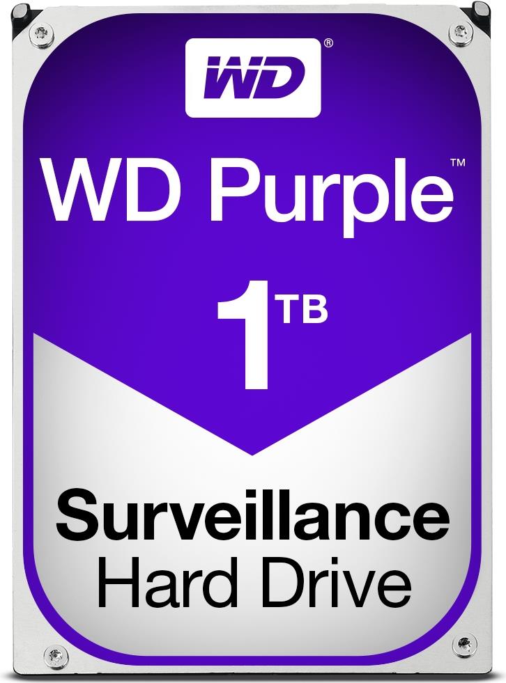 Wd Purple Wd10purz - Festplatte - 1tb - Intern - 3.5" (8,9 Cm) - Sata 6gb/s - 5400 U/min - Puffer: 64mb (wd10purz)
