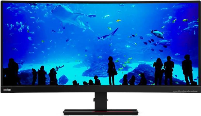 Lenovo Thinkvision T34W-20 - LeD-Monitor - Gebogen - 86.4 Cm (34") (34" Sichtbar) - 3440 X 1440 Ultra Wqhd - Va - 350 Cd/m² - 3000:1 - 4 Ms - Hdmi, D