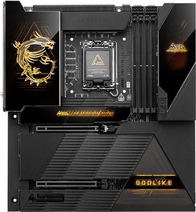 Msi Meg Z890 Godlike - Motherboard - E-Atx - Lga1851-Sockel - Z890 Chipsatz - Usb4, Usb 3.2 Gen 1, Usb 3.2 Gen 2, UsB-C 3.2 Gen 2x2, UsB-C 3.2 Gen2 -