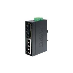 Planet IsW-621ts15 - Switch - 4 X 10/100 + 2 X 100basE-Fx - An DiN-Schiene Montierbar, Wandmontierbar