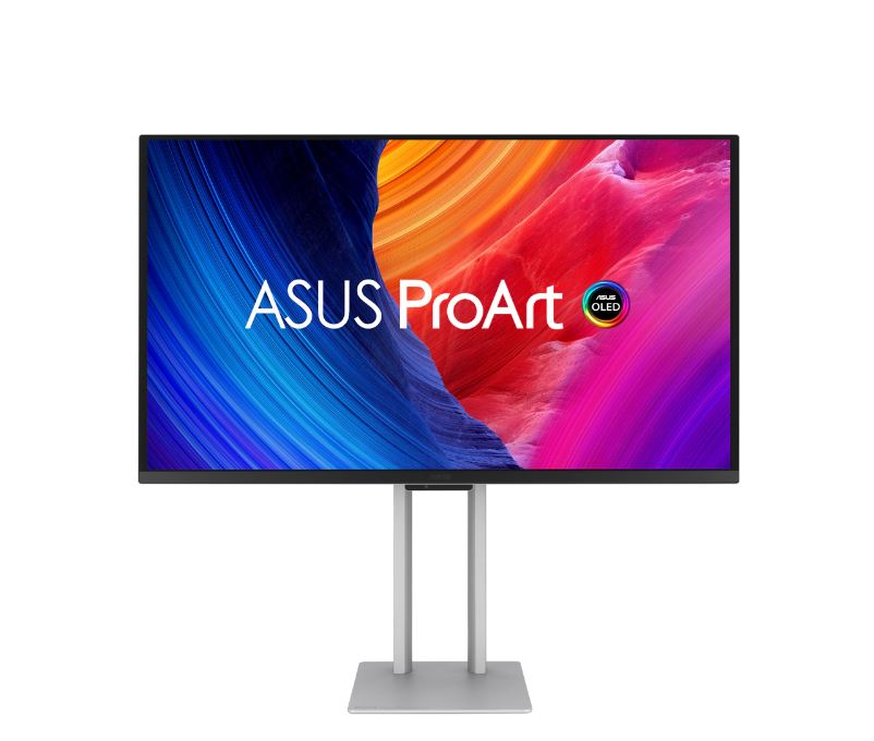 Asus Proart Pa27ucdmr 26,5" 4k Uhd QD-Oled Monitor 240 Hz Silber