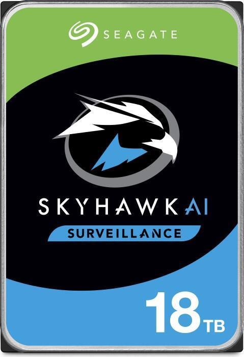 Seagate Skyhawk Ai St18000ve002 - Festplatte - 18tb - Intern - 3.5" (8,9 Cm) - Sata 6gb/s - Puffer: 256mb - Mit 3 Jahre Seagate Rescue Datenwiederher