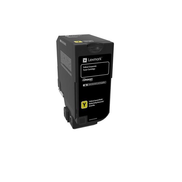 Lexmark 74C20YE cartuccia toner 1 pz Originale Giallo (Lexmark - gul - original - tonerpatron)