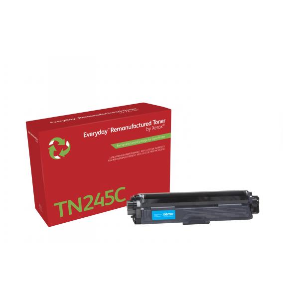 Toner rigenerato Everyday™ di Xerox Ciano compatibile con Brother TN245C, Alta capacità (Xerox Brother HL-3180 - cyan - origina)