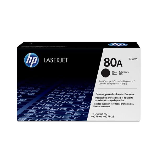 HP 80A BLACK LASERJET TONER 2700PG