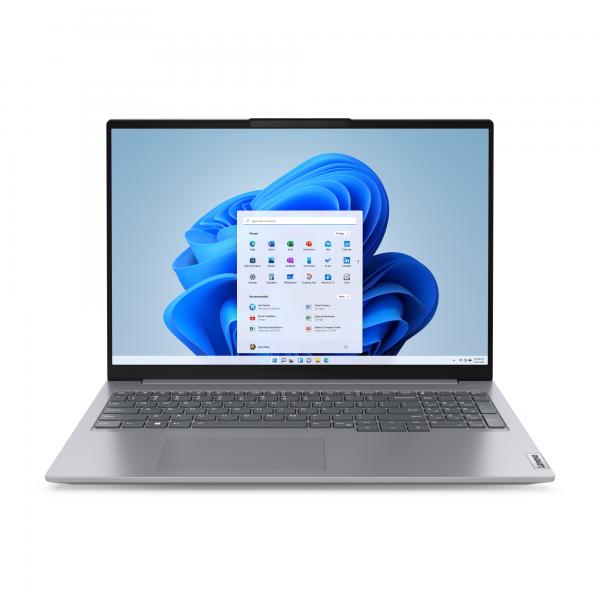 Lenovo ThinkBook 16 G6 IRL Intel® Core™ i5 i5-13420H Computer portatile 40,6 cm [16] WUXGA 8 GB DDR5-SDRAM 256 GB SSD Wi-Fi 6 [802.11ax] Windows 11 Pro Inglese UK Grigio (Lenovo ThinkBook G6 i5-13420