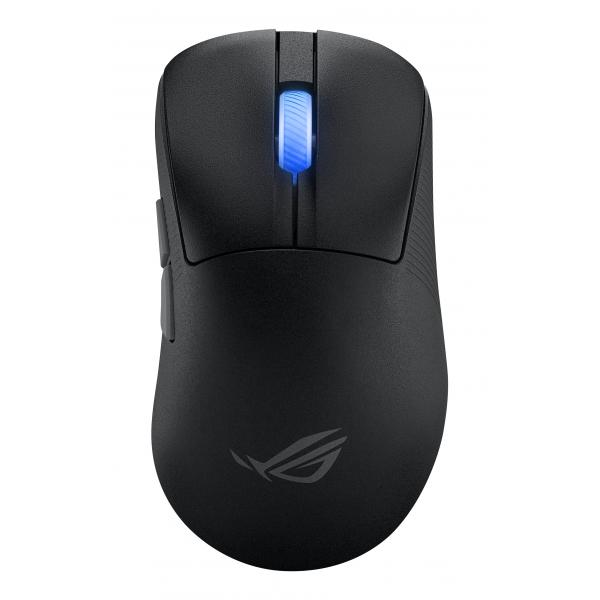 ASUS ROG Keris II Ace Wireless AimPoint Black mouse Gaming Mano destra RF Wireless + Bluetooth + USB Type-A Ottico 42000 DPI (ASUS ROG Keris II Ace Gaming Mouse)
