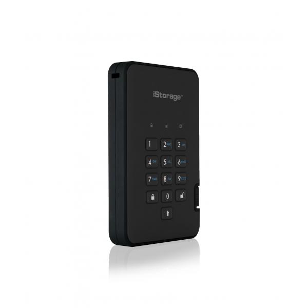 iStorage diskAshur 2 256 GB USB tipo A 3.2 Gen 1 [3.1 Gen 1] Nero (diskAshur2 SSD 256-bit 256GB - Black)