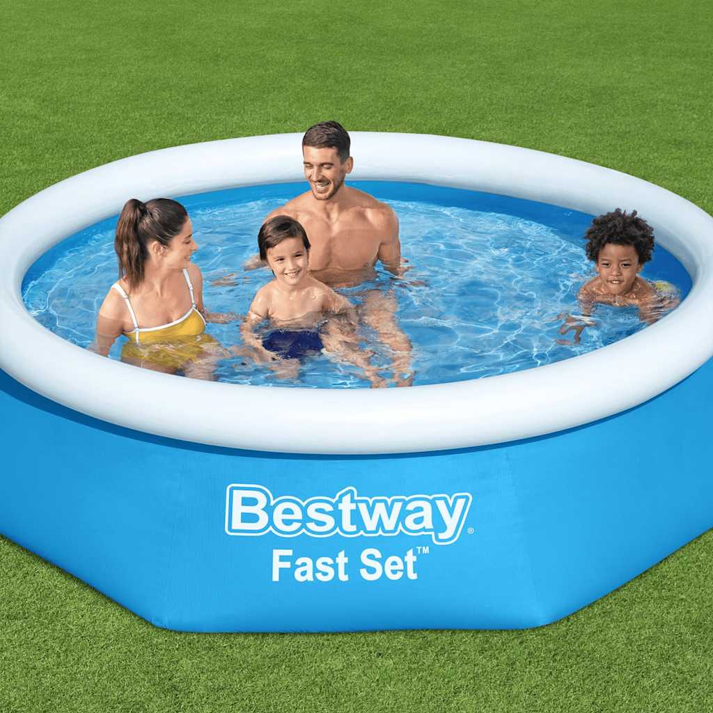 Bestway Piscina Gonfiabile Rotonda Fast Set 244x61 Cm 57265