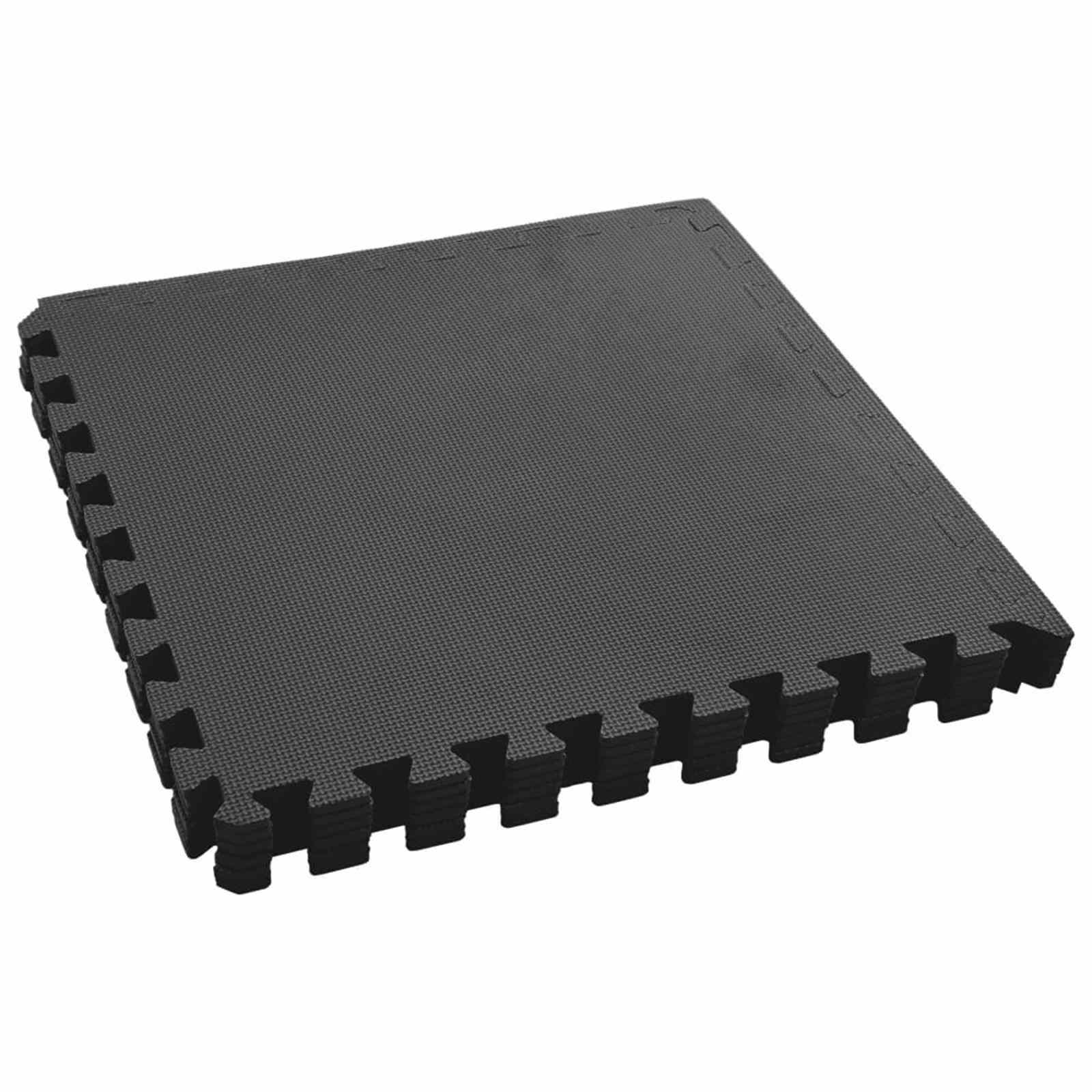 Tappetino Per Piscina 6 Pcs Nero 2,16 ? Schiuma Eva