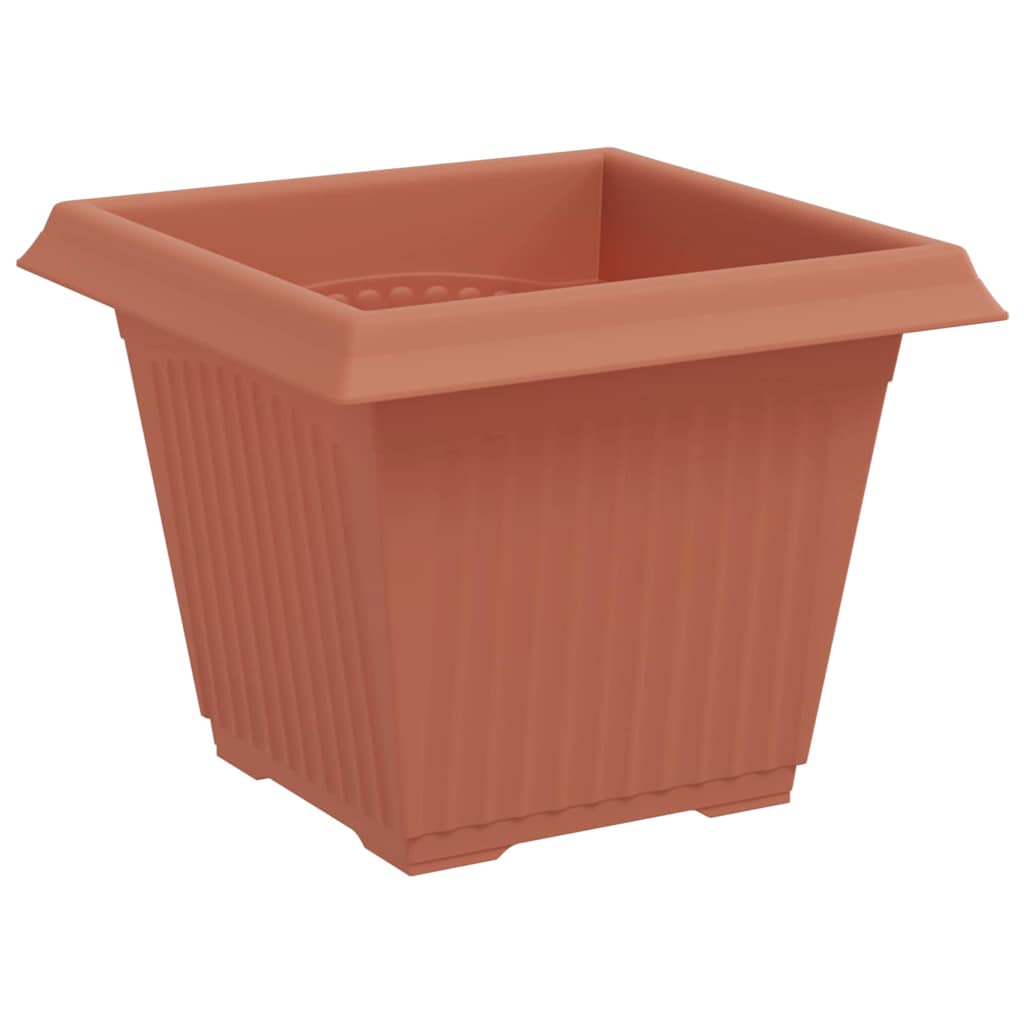 Vasi Per Piante 24 Pcs Rosso Mattone 33 X 33 X 26 Cm Plastica - Image 6