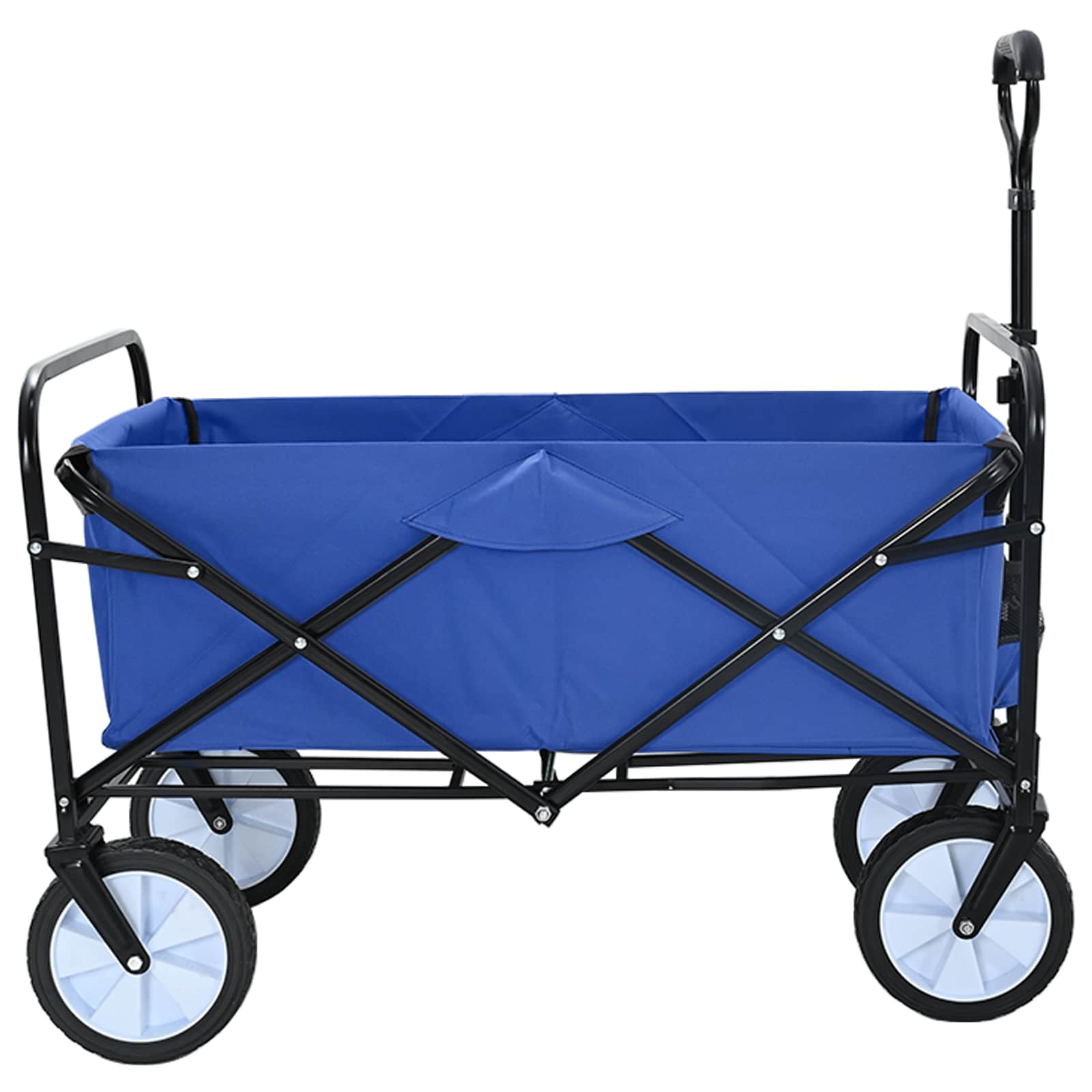 Carrello A Mano Pieghevole Blu 94 X 53 X 99 Cm Tessuto Oxford - Image 3