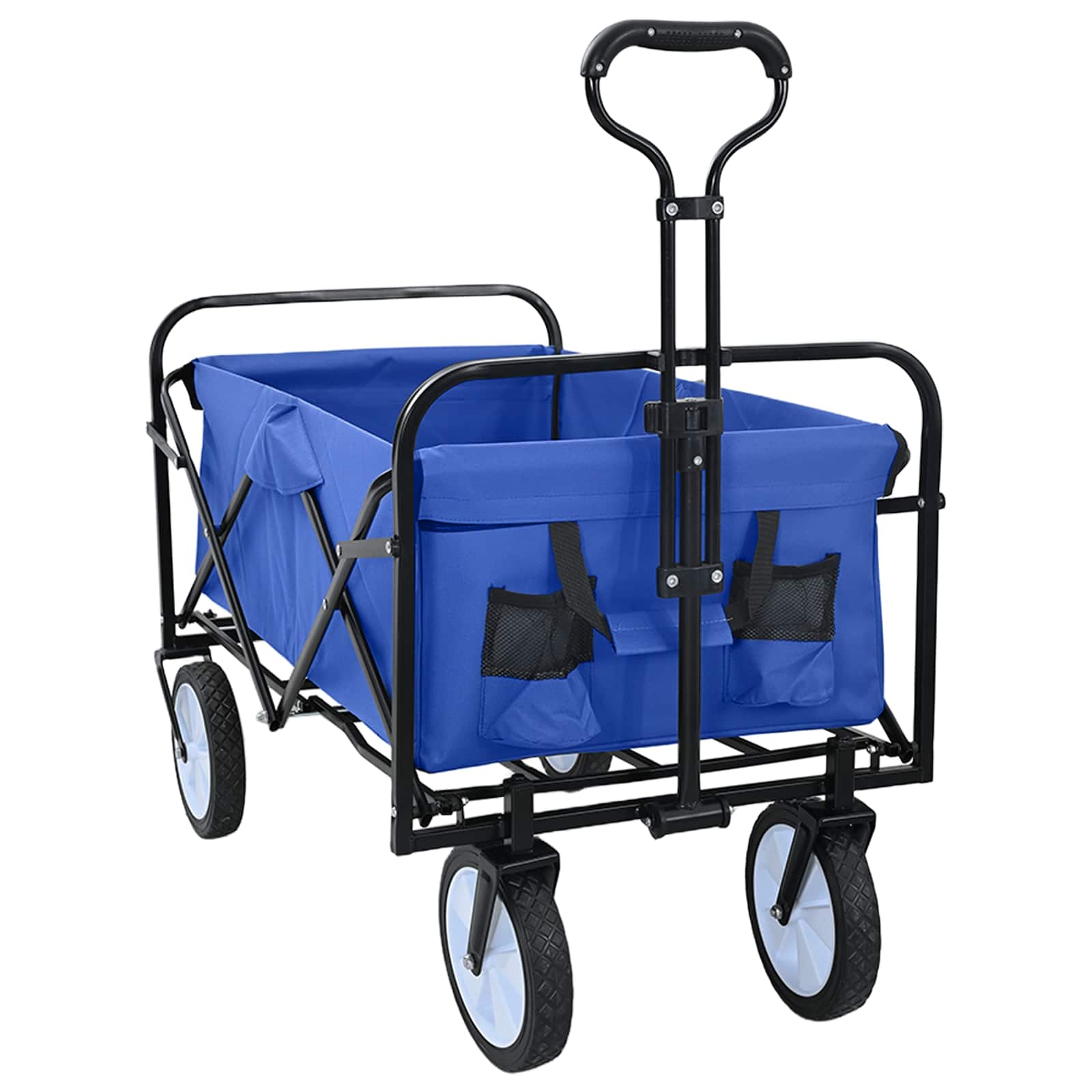 Carrello A Mano Pieghevole Blu 94 X 53 X 99 Cm Tessuto Oxford - Image 4