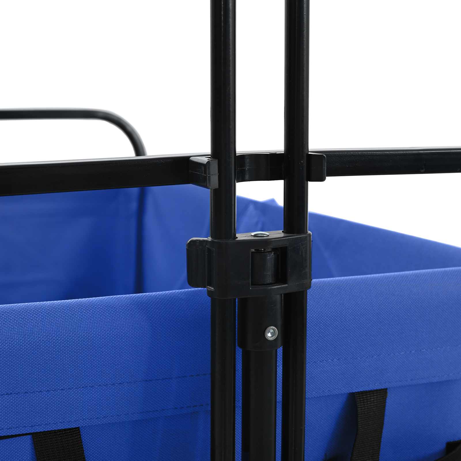 Carrello A Mano Pieghevole Blu 94 X 53 X 99 Cm Tessuto Oxford - Image 6