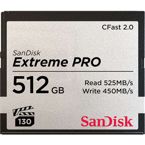 Sandisk Extreme Pro 512gb 512gb Cfast 2.0 Speicherkarte (sdcfsP-512G-G46d)
