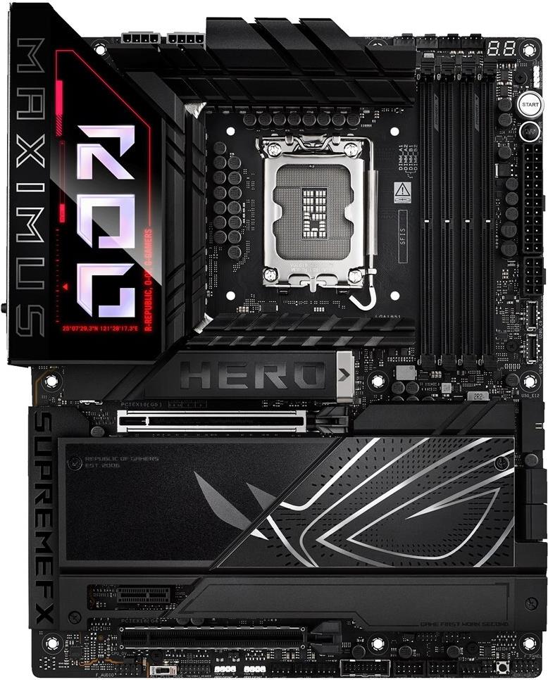 Asus Rog Maximus Z890 Hero - Motherboard - Atx - Lga1851-Sockel - Z890 Chipsatz - Usb4, Usb 3,2 Gen 1, UsB-C 3,2 Gen2, Usb 3,2 Gen 2 - WI-Fi 7, Bluet