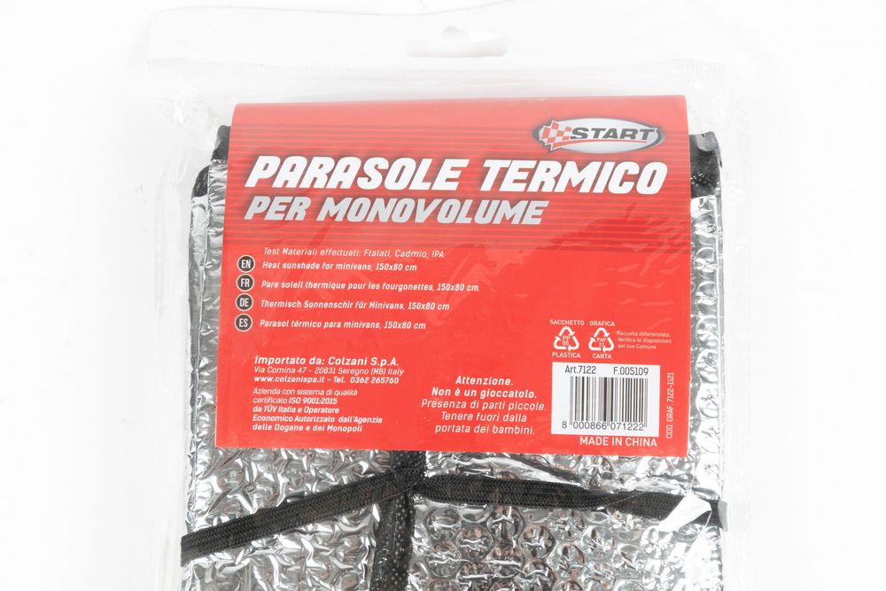 Parasole Termorifrangente Monovolumi 150x80 cm – Protezione Solare Auto - Image 3