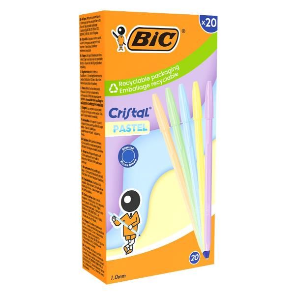 CF20 SFERA CRISTAL PASTEL BLU 1MM