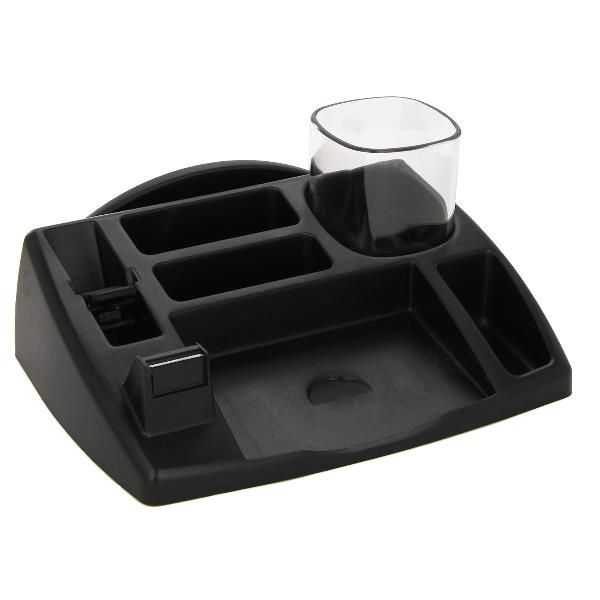 PORTAOGGETTI TAVOLO NERO OPACO