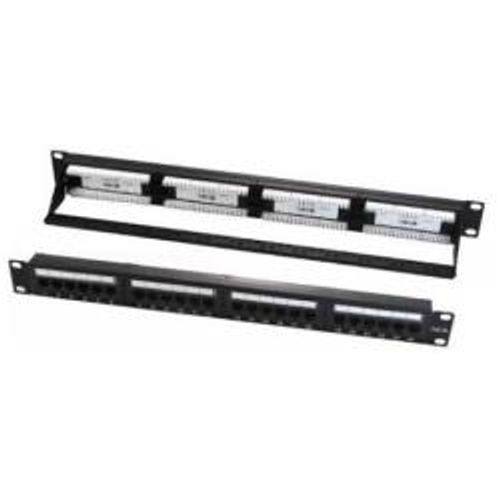 PANN.1U CON 24 RJ45U CAT.6A NERO