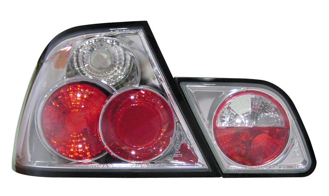 Coppia fanali posteriori - compatibile per Bmw E46 (1999-2002) - Cromo