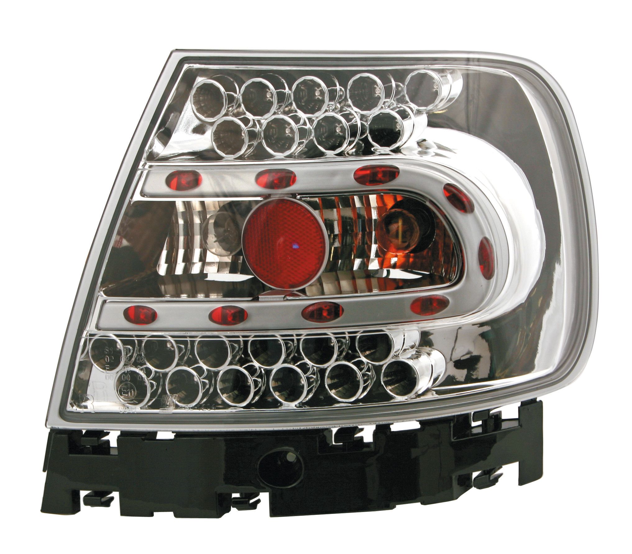 Coppia fanali posteriori LED - compatibile per Audi A4 (1/95-11/00) - Cromo