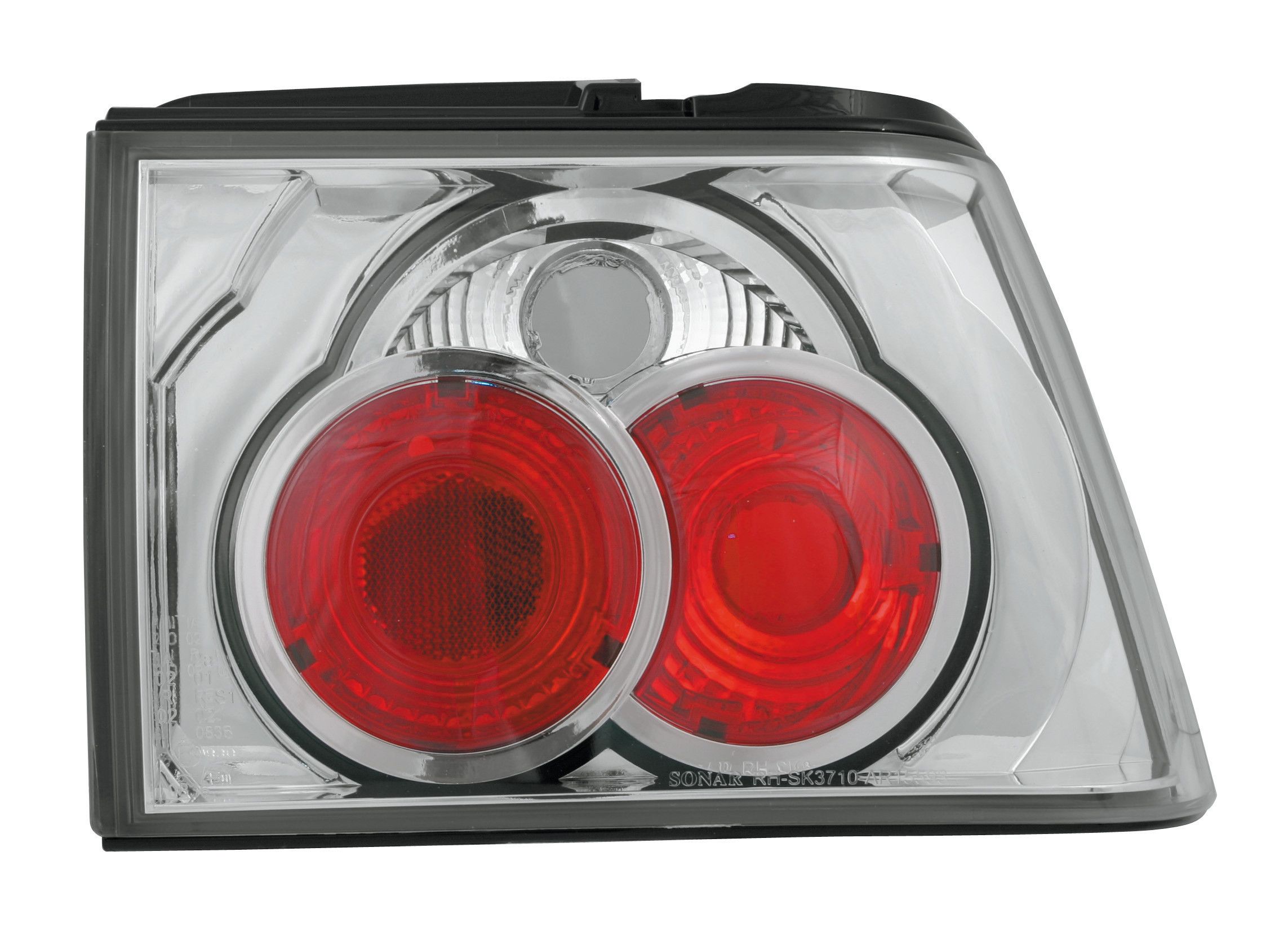 Coppia fanali posteriori - compatibile per Alfa Romeo 155 (1/92-12/97) - Cromo