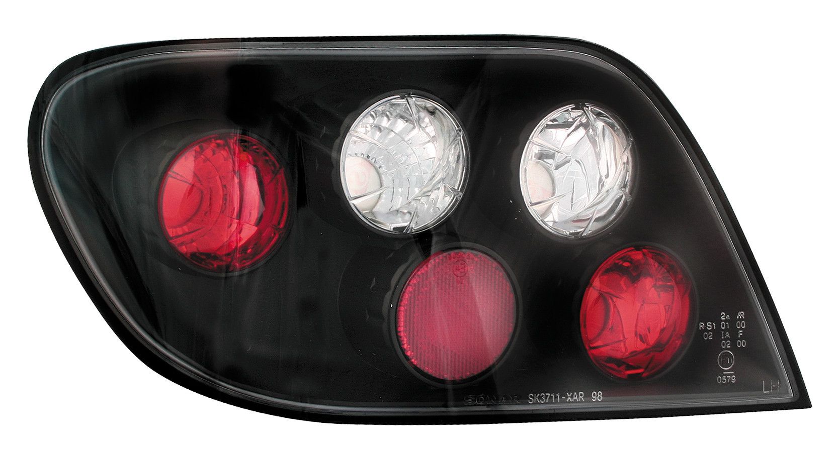 Coppia fanali posteriori - compatibile per Citroën Xsara (4/97-12/05) - Nero