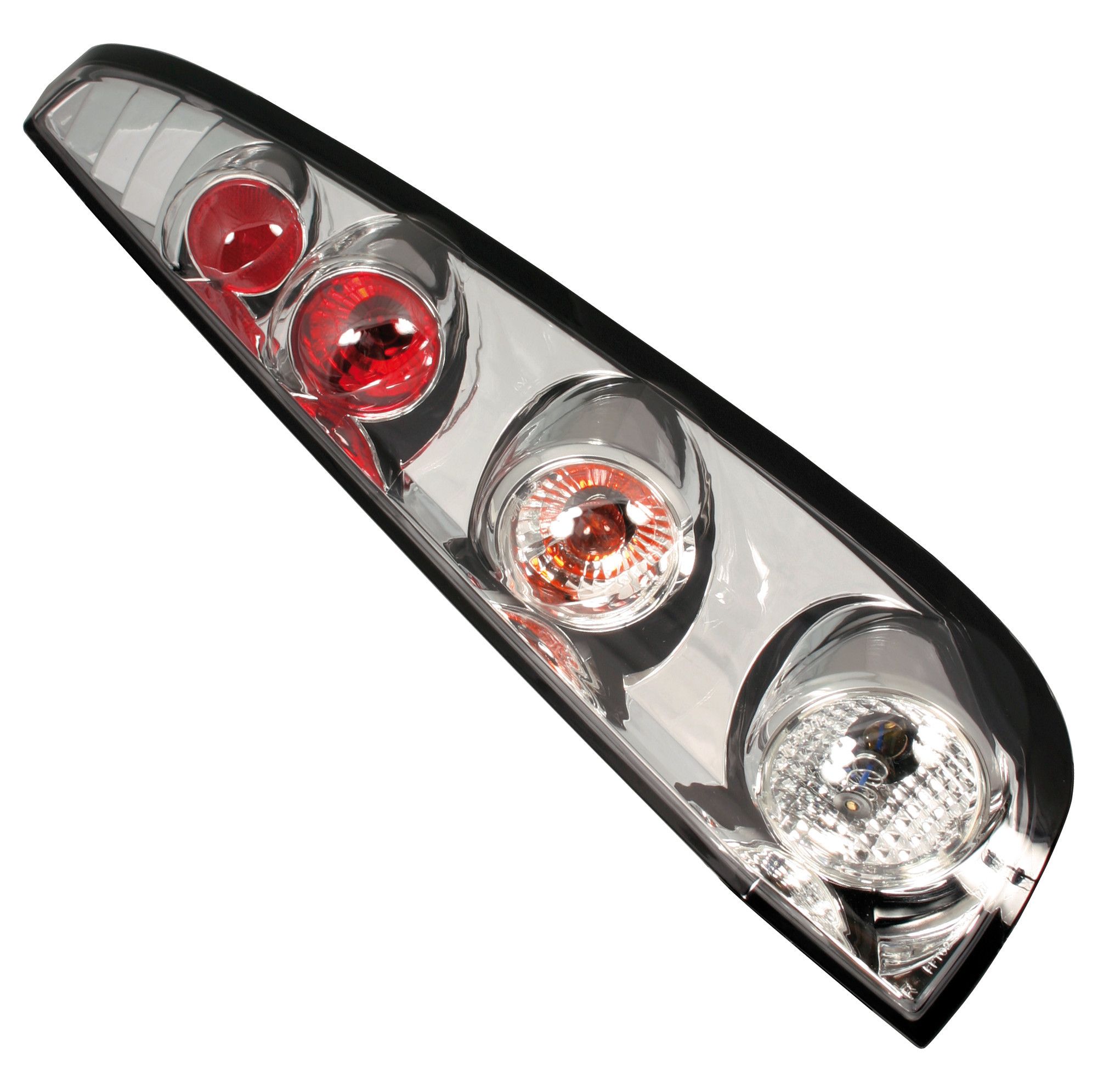 Coppia fanali posteriori - compatibile per Ford Fiesta V (11/01-12/05) - Cromo