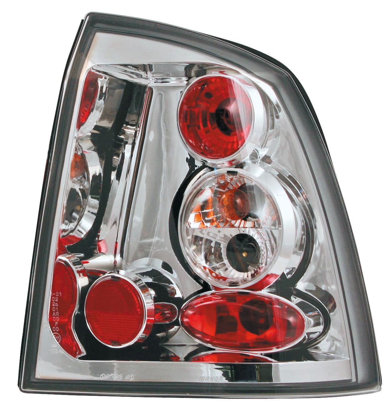Coppia fanali posteriori - compatibile per Opel Astra G (3/00>) - Cromo