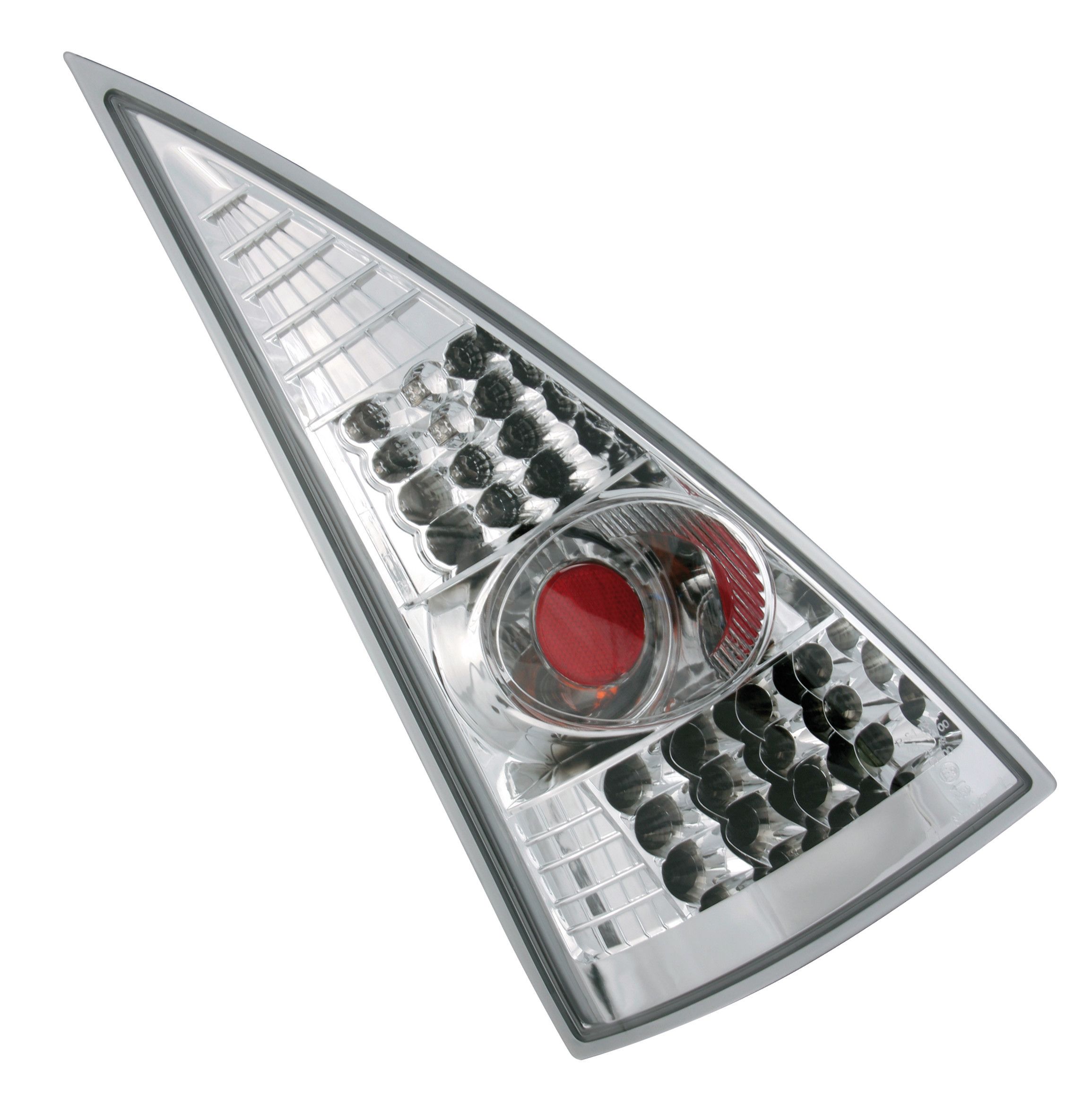 Coppia fanali posteriori LED - compatibile per Citroën C3 (2/02>) - Cromo