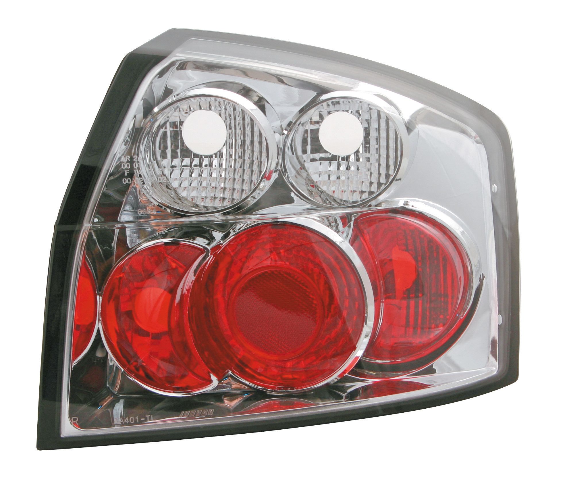 Coppia fanali posteriori - compatibile per Audi A4 (11/00-12/04) - Cromo